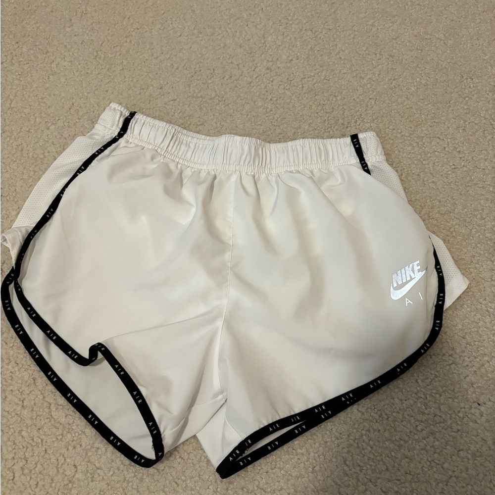 White Nike air shorts - medium